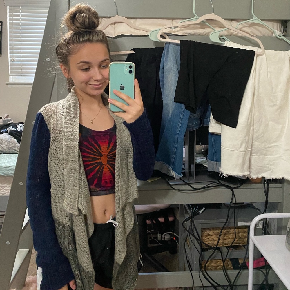 knitted cardigan
